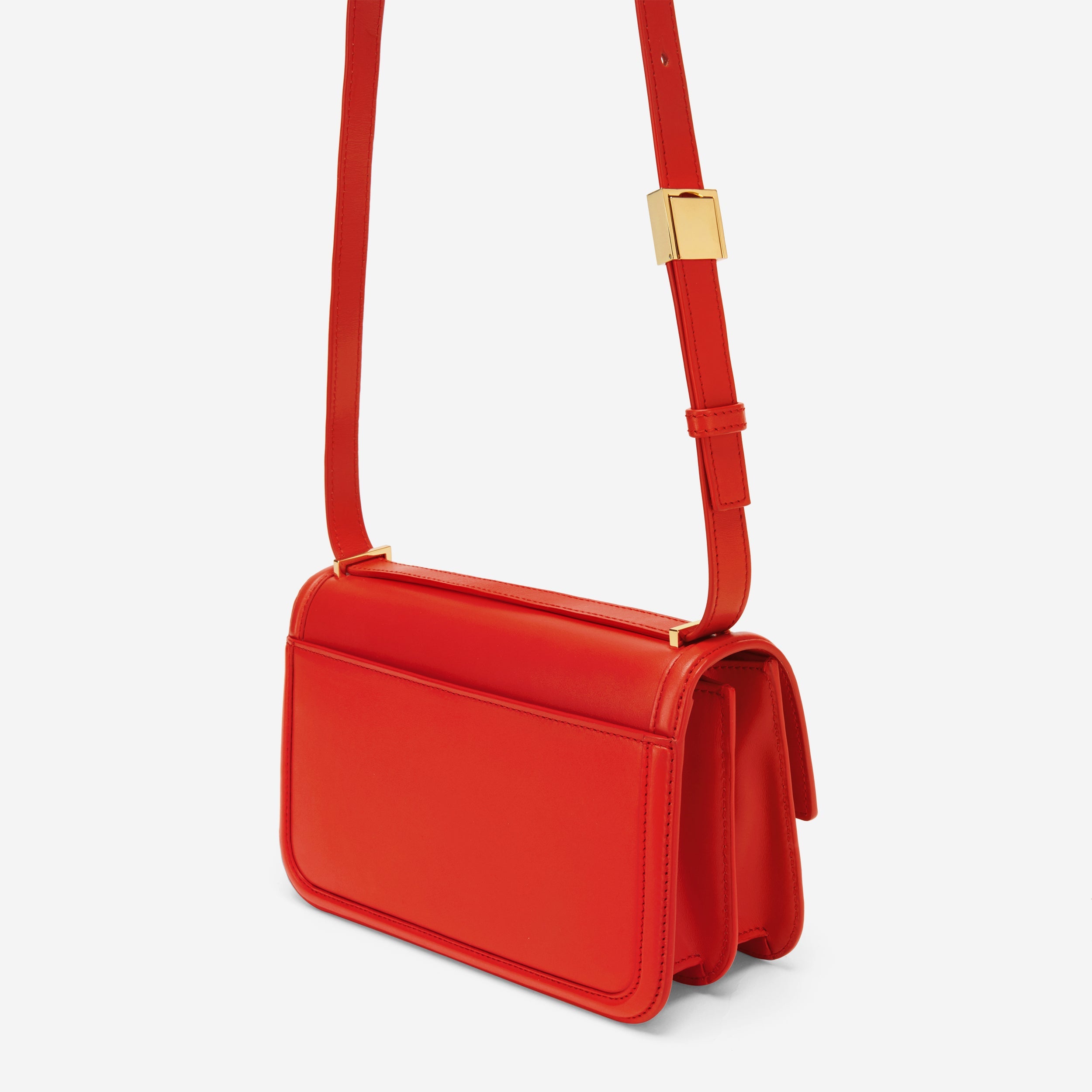DeMellier The Paris Crossbody poppy red smooth