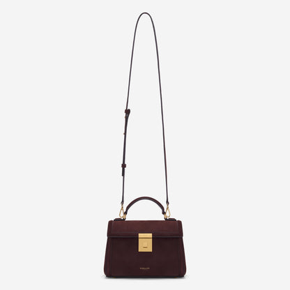 DeMellier The Paris burgundy suede
