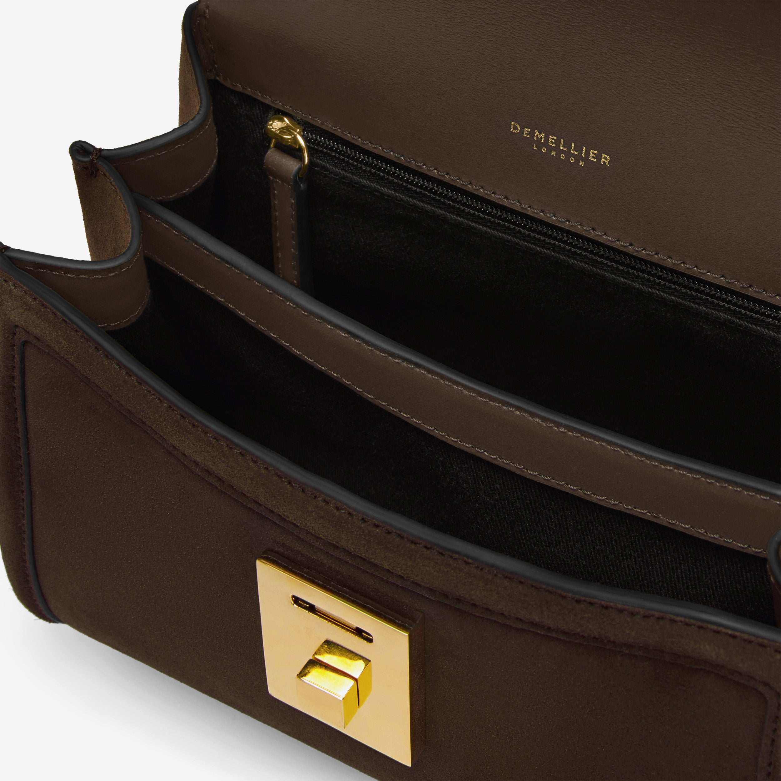 DeMellier The Paris mocha suede