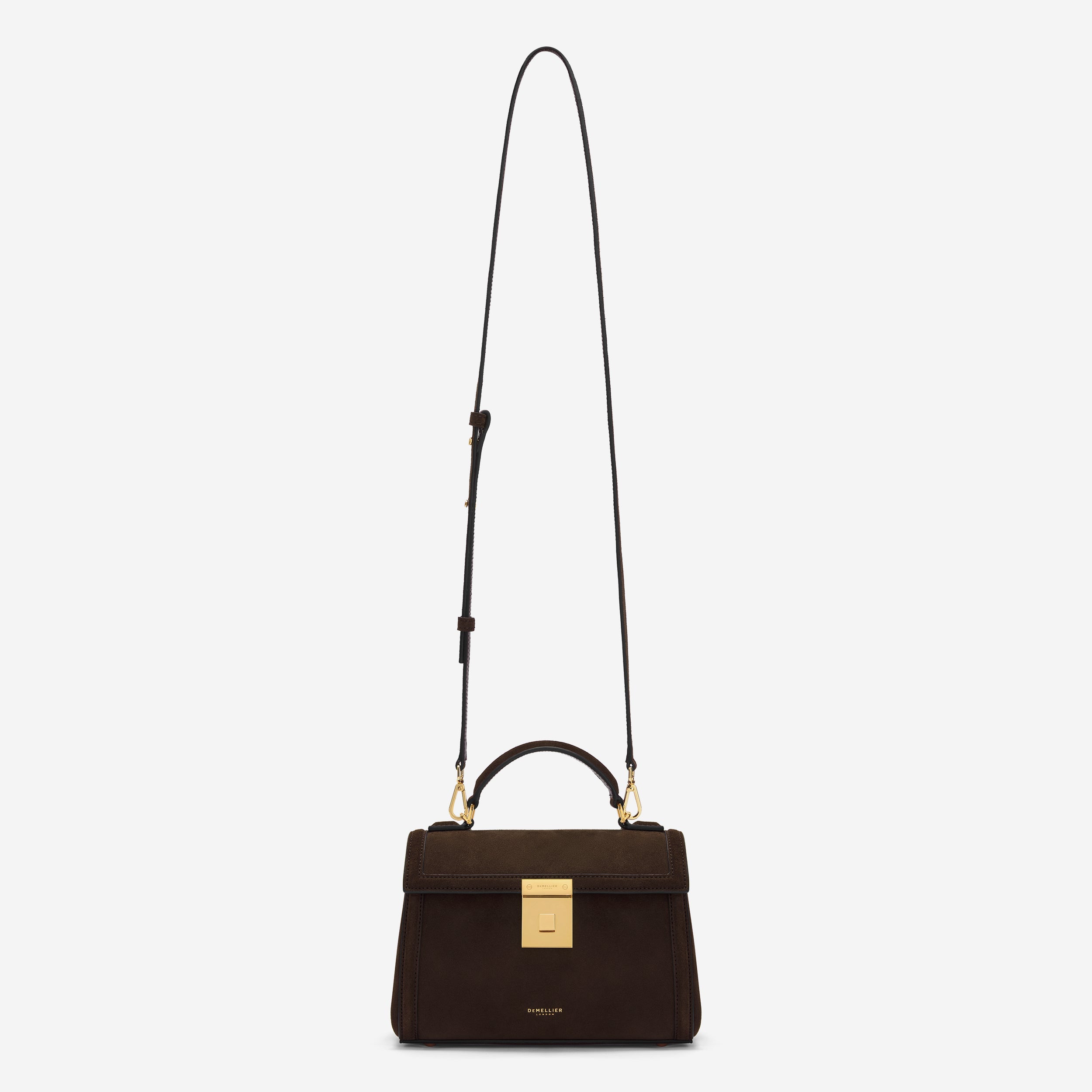 DeMellier The Paris mocha suede