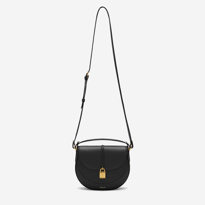 DeMellier The Siena Saddle black small grain