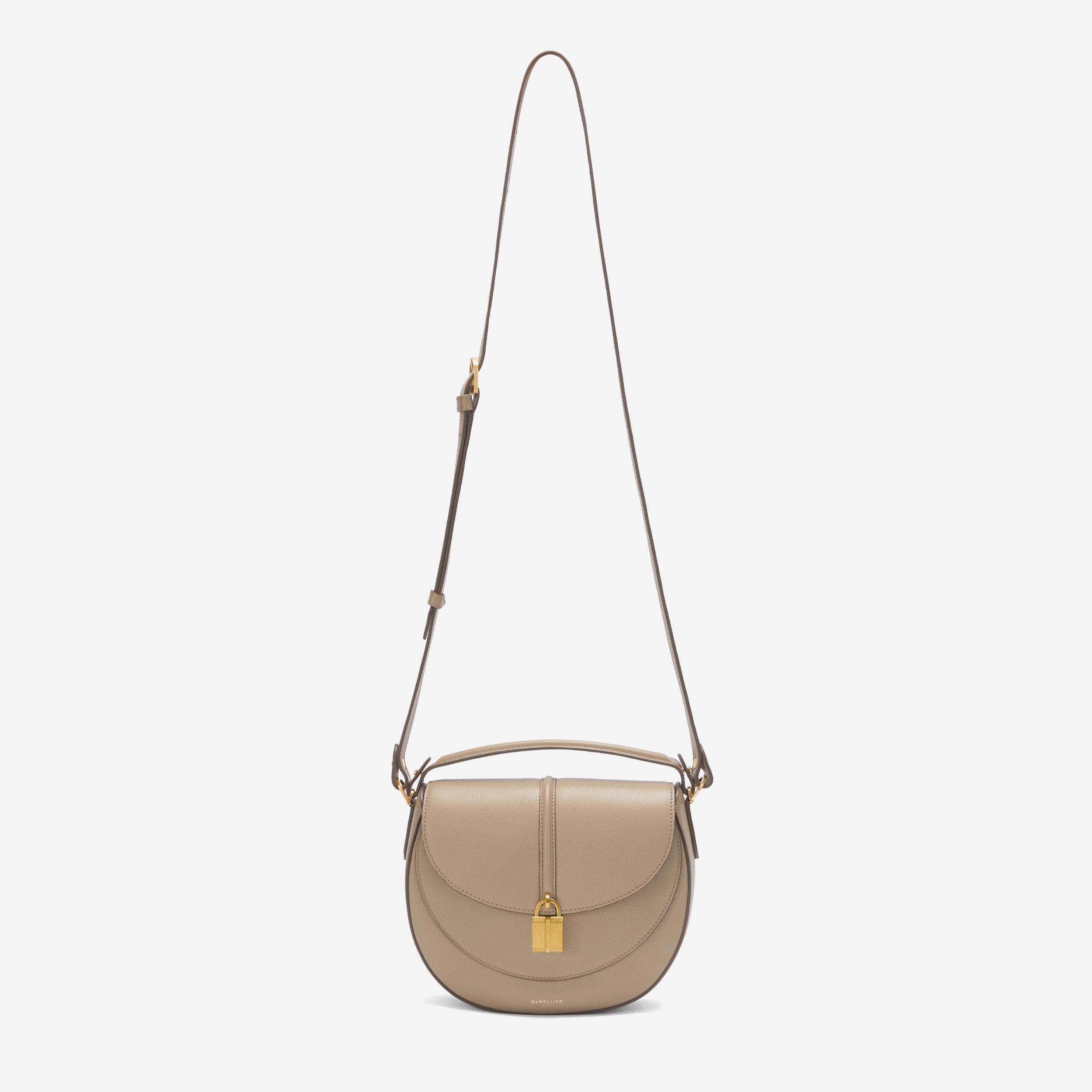DeMellier The Siena Saddle dark sand small grain