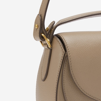 DeMellier The Siena Saddle dark sand small grain