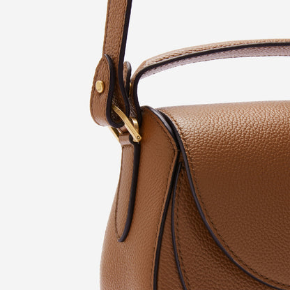 DeMellier The Siena Saddle tan small grain