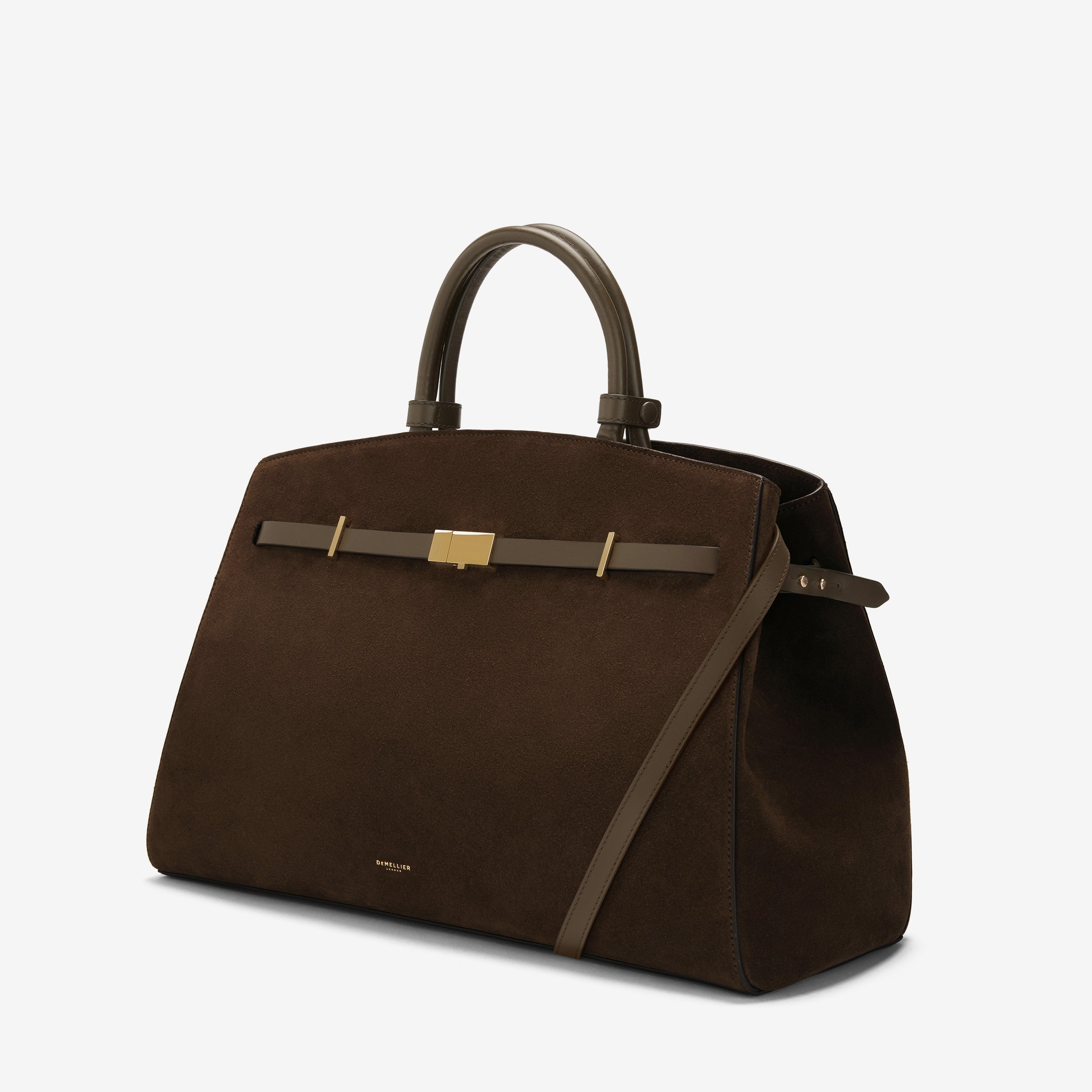 DeMellier The Hudson mocha suede & mocha smooth