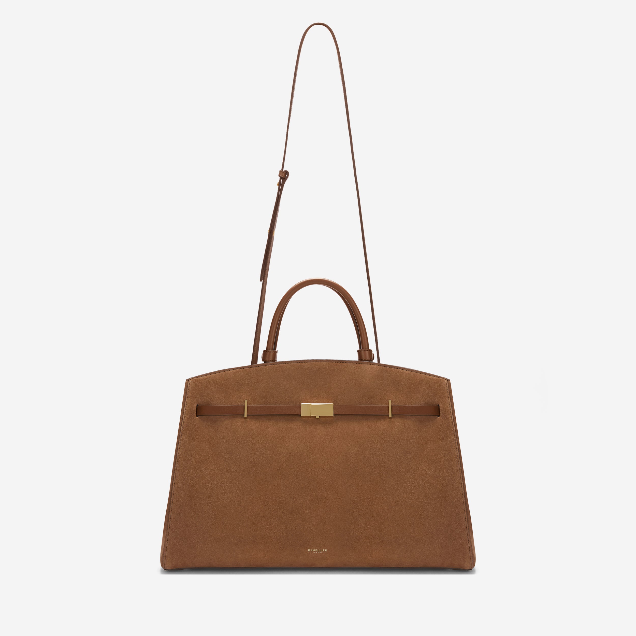 DeMellier The Hudson deep tan suede & tan smooth