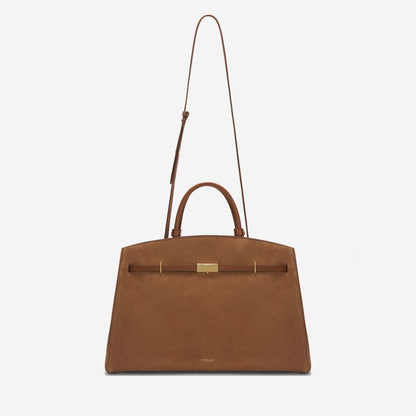 DeMellier The Hudson deep tan suede & tan smooth