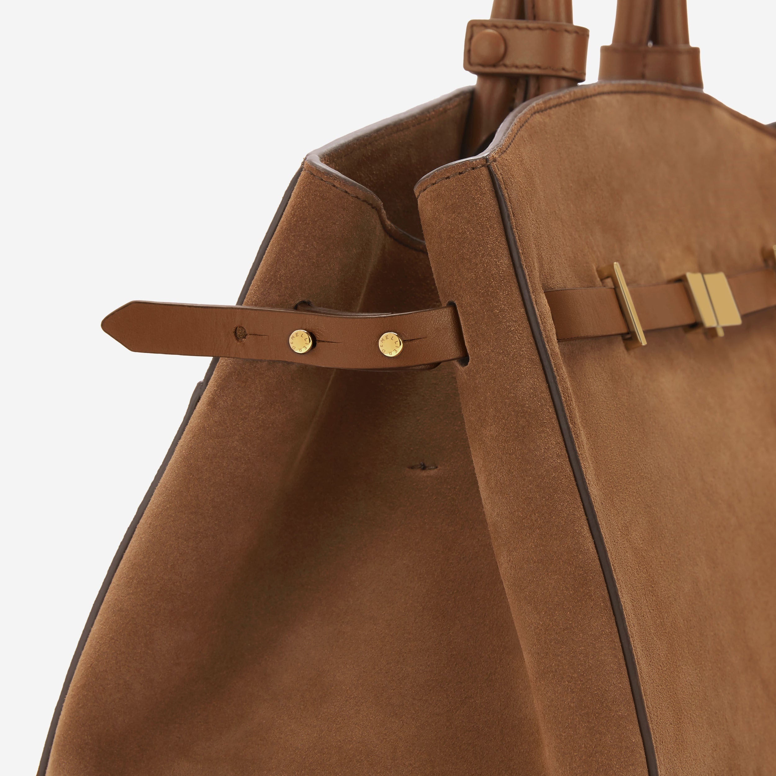 DeMellier The Hudson deep tan suede & tan smooth