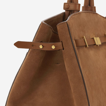 DeMellier The Hudson deep tan suede & tan smooth
