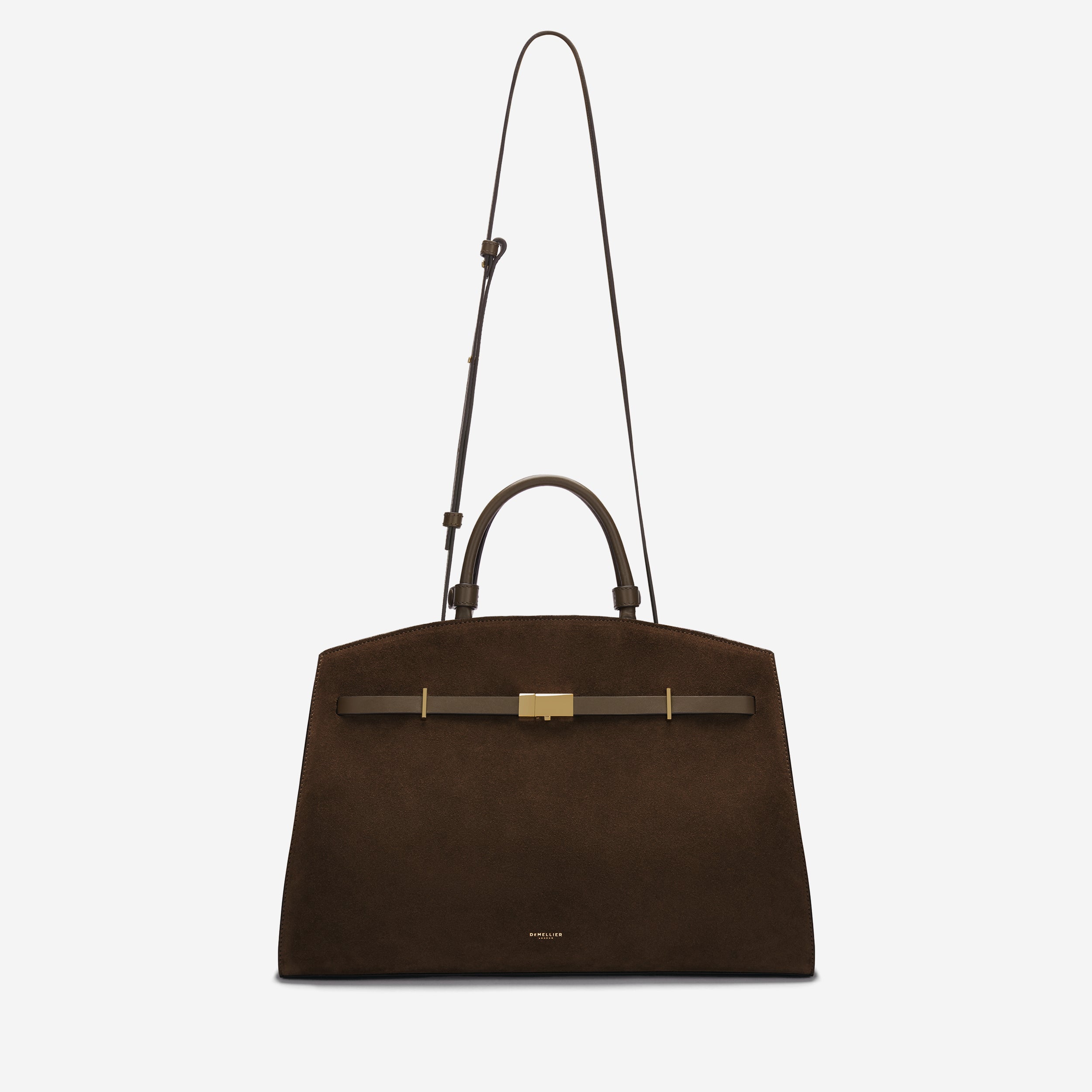 DeMellier The Hudson mocha suede & mocha smooth