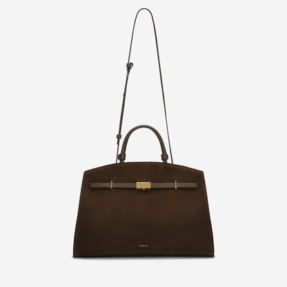 DeMellier The Hudson mocha suede & mocha smooth