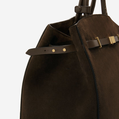 DeMellier The Hudson mocha suede & mocha smooth