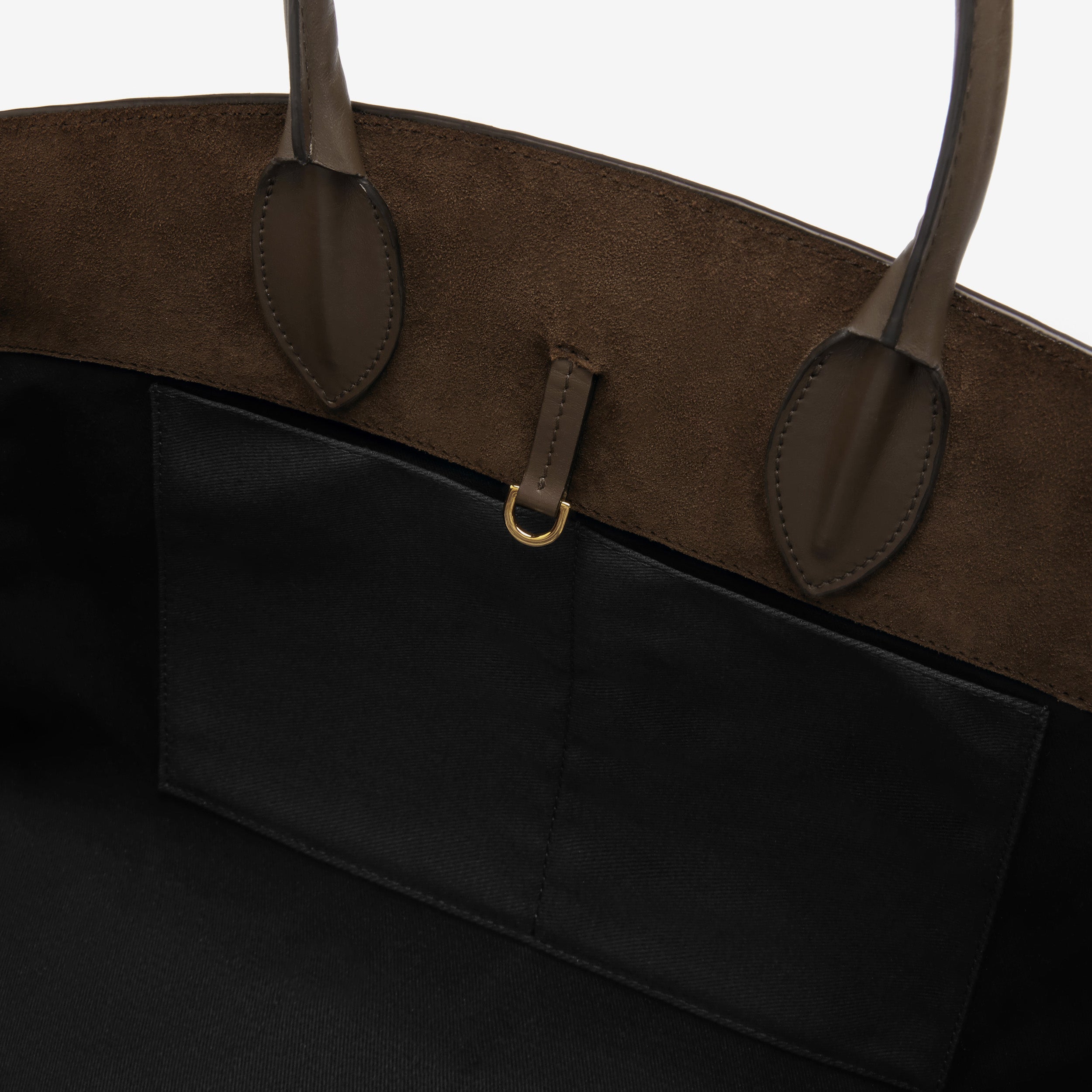 DeMellier The Hudson mocha suede & mocha smooth