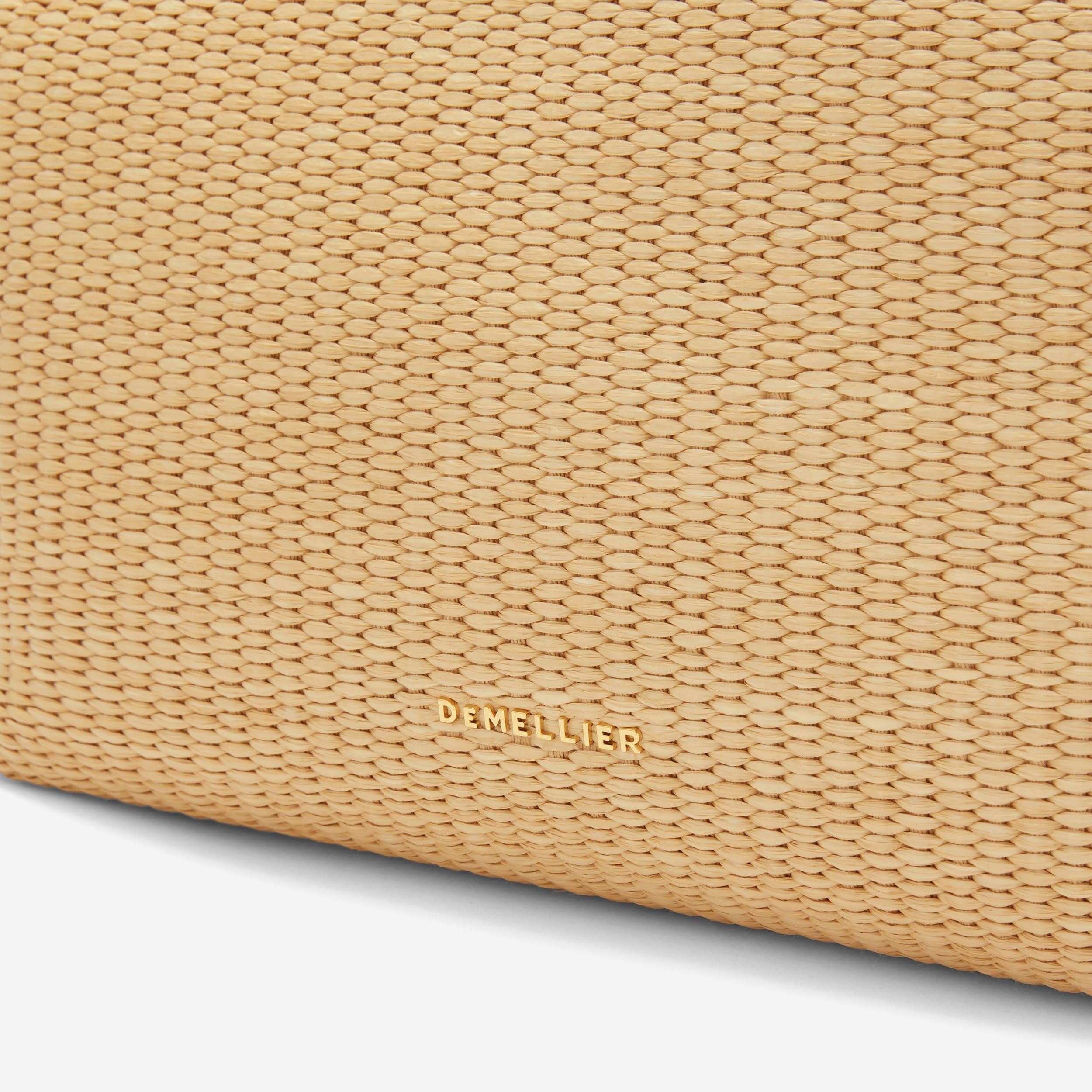 DeMellier The Miami warm raffia black smooth