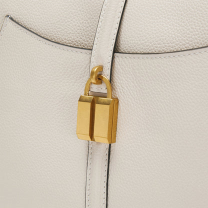 DeMellier The Siena Hobo off-white small grain