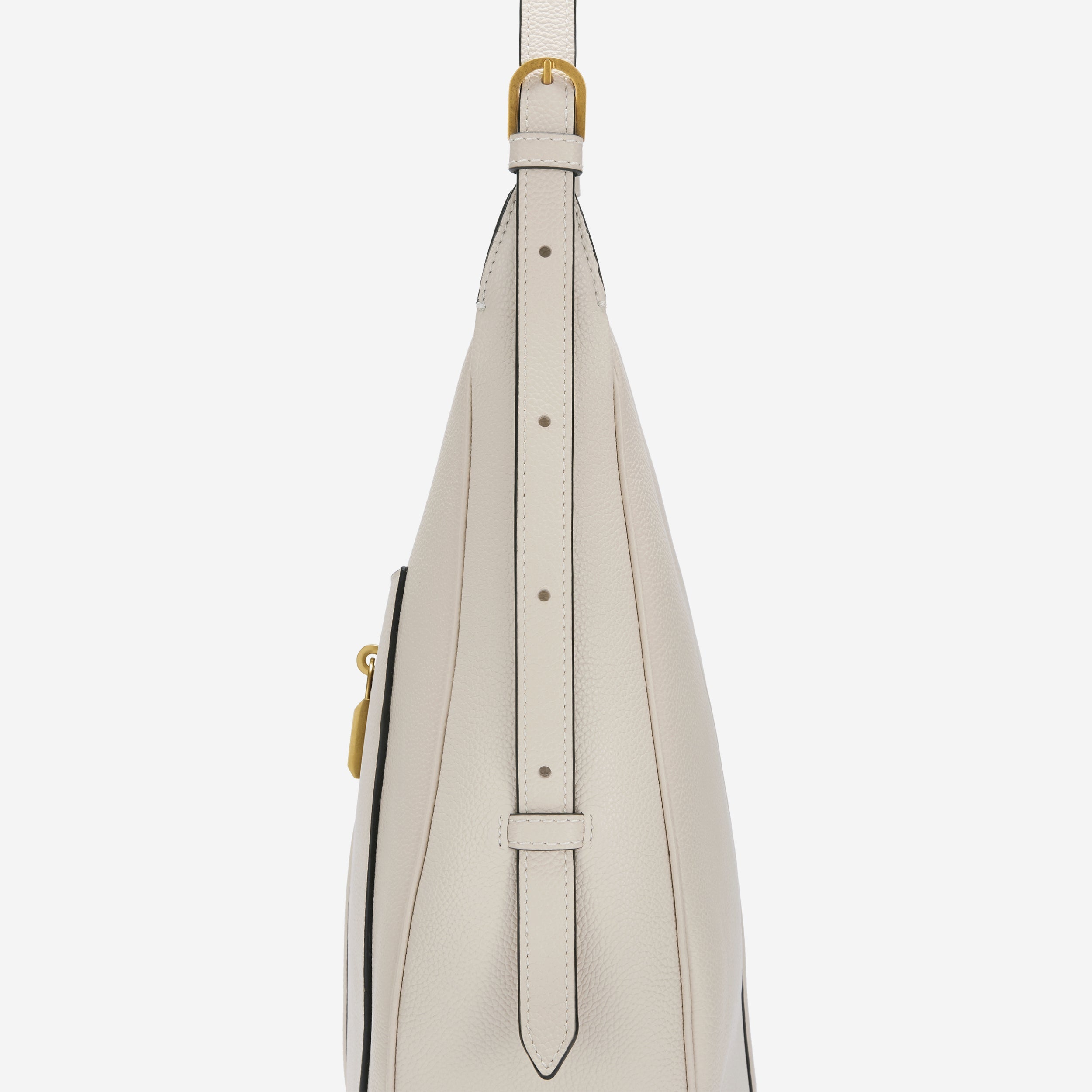 DeMellier The Siena Hobo off-white small grain
