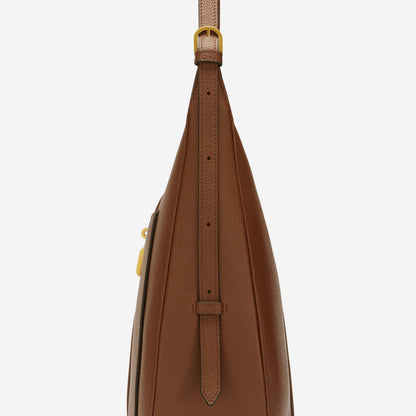 DeMellier The Siena Hobo tan small grain