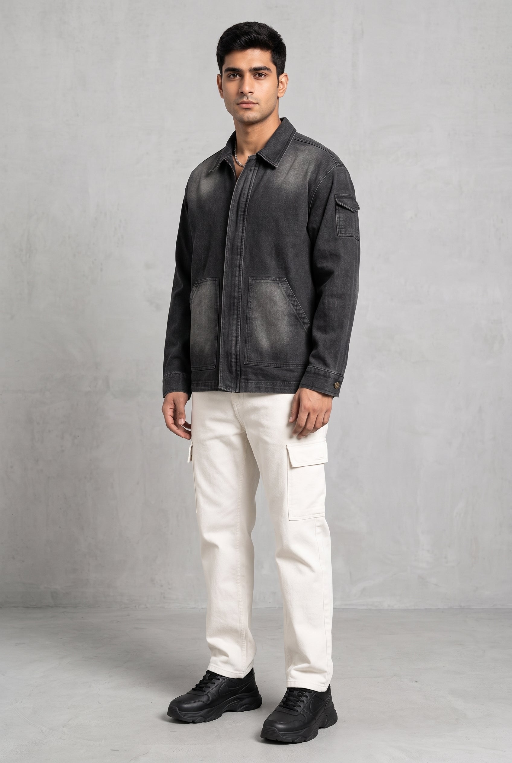 BLACK OG DENIM MEN'S JACKET
