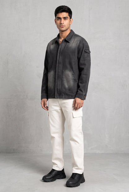 BLACK OG DENIM MEN'S JACKET