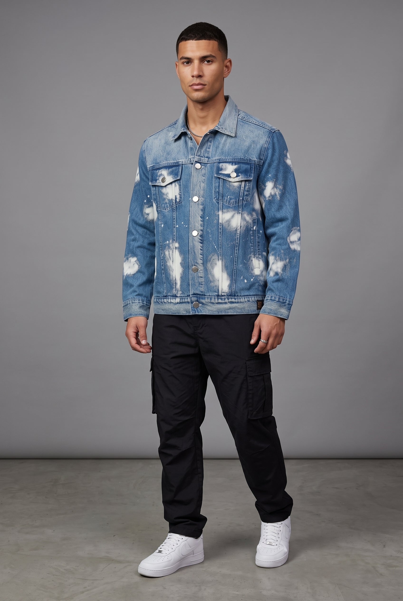 BLUE CLOUD DENIM MEN'S JACKET