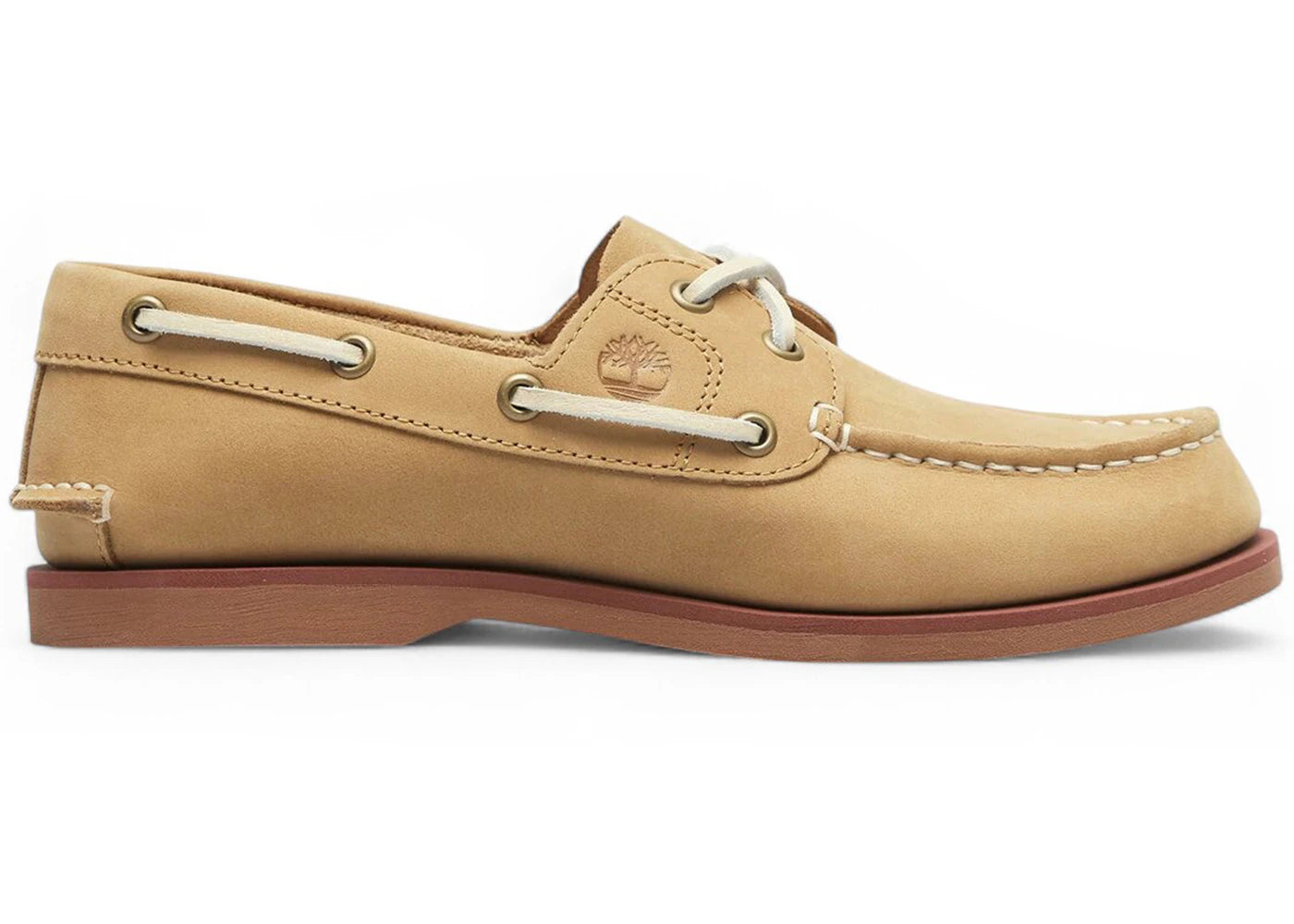 timberland 2-eye classic boat shoe beige (women's)