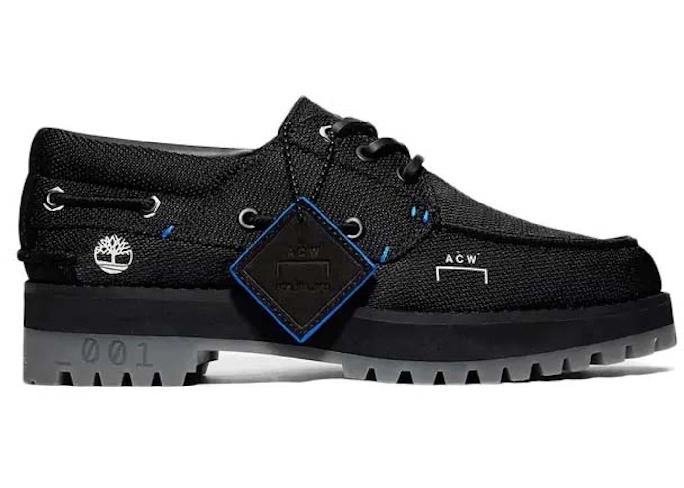timberland 3-eye classic lug a-cold-wall future73 black (women's)