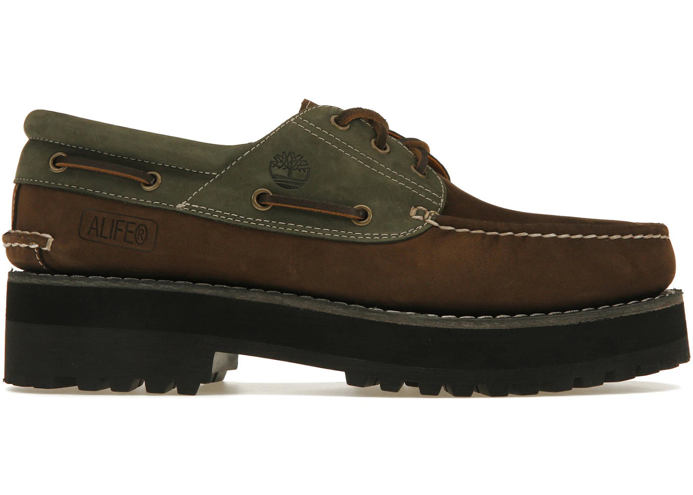 timberland 3-eye classic lug alife dark brown