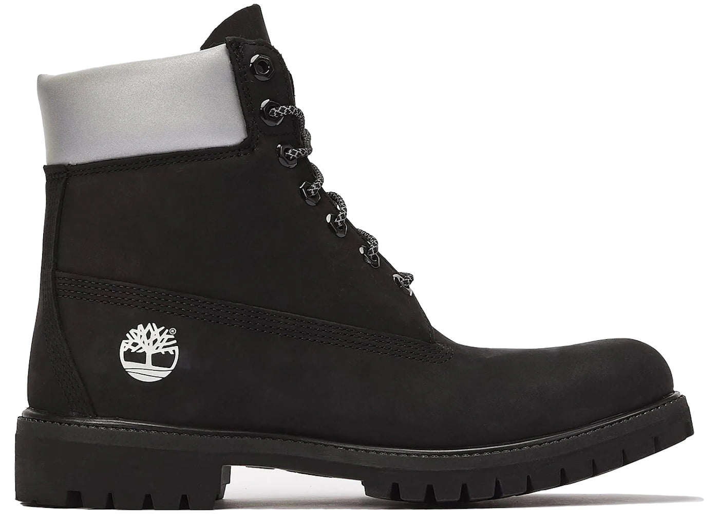 Timberland 6" Boot Dtlr Black Silver