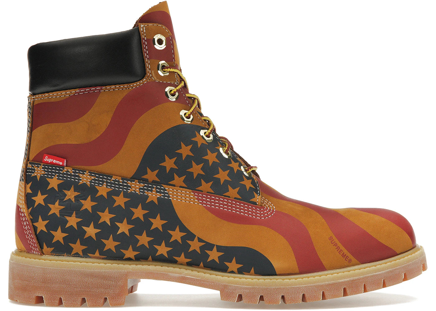 timberland 6" boot supreme stars & stripes wheat