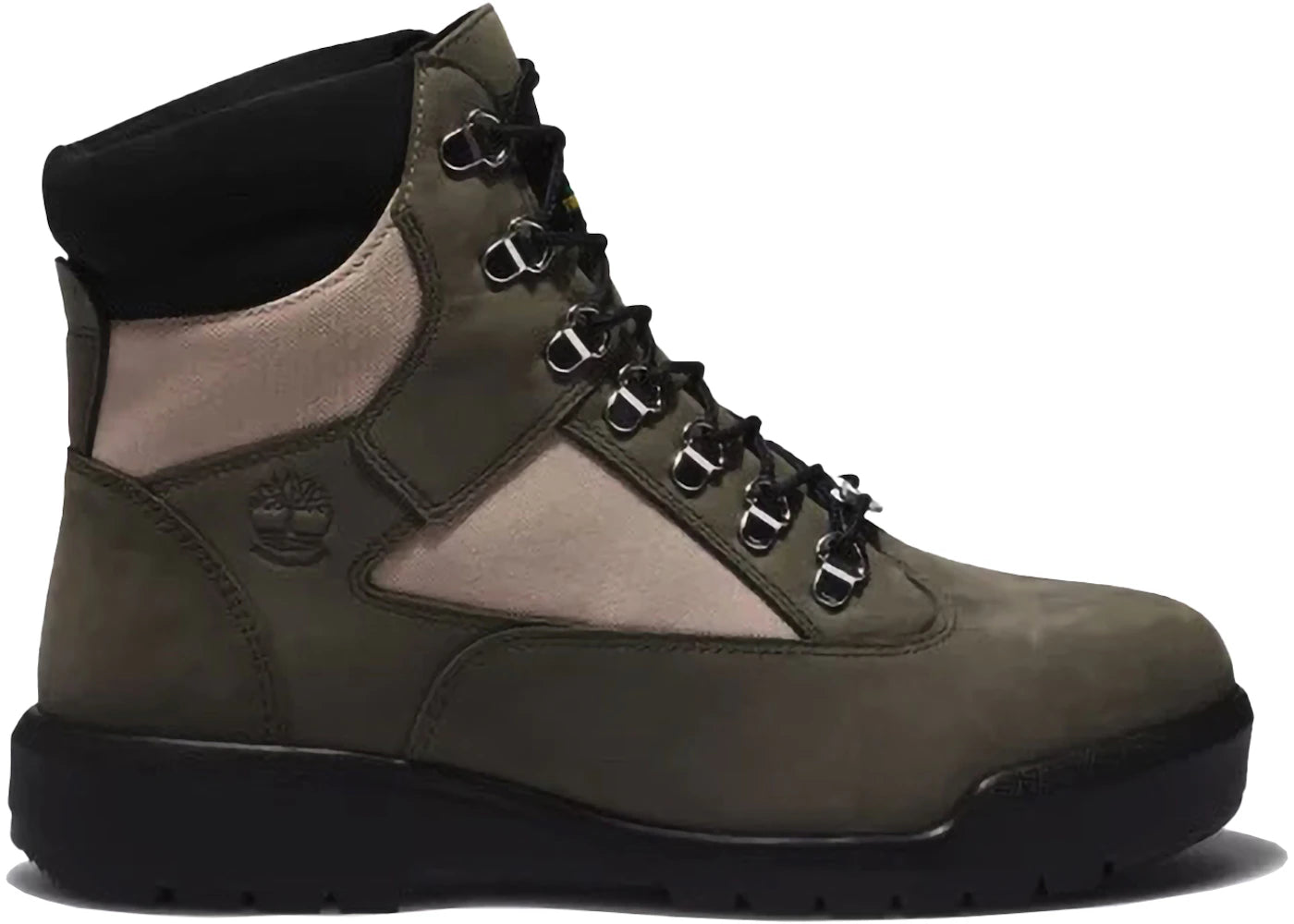 timberland 6" field boot lace up dark green