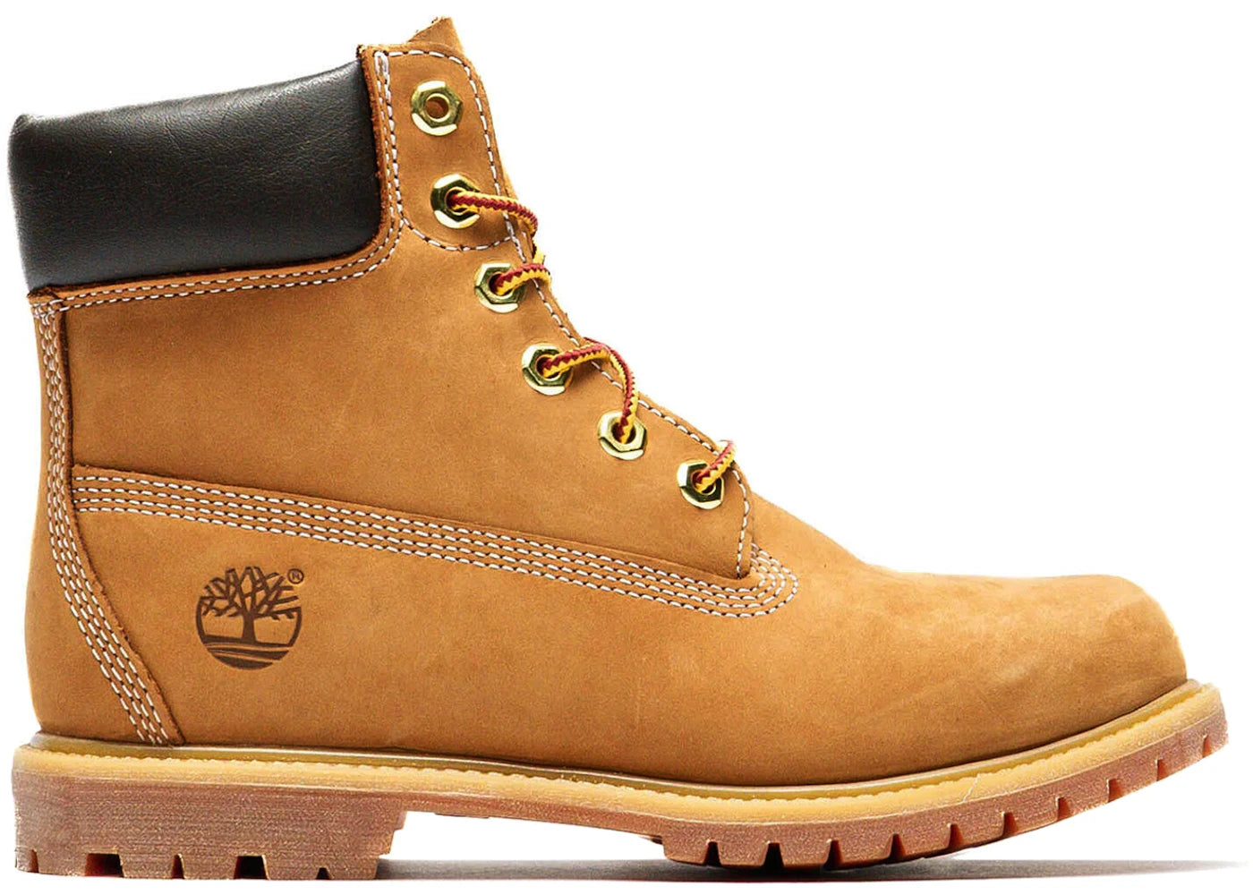 timberland 6" lace up premium waterproof boot wheat (women's)
