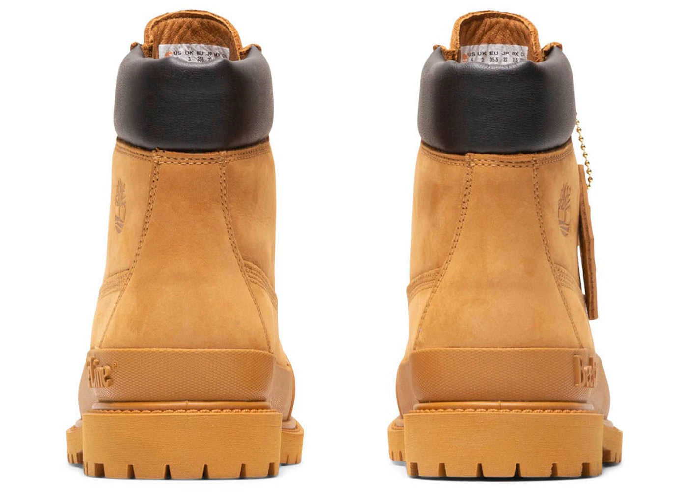 timberland 6" boot premium bee line rubber toe wp wheat nubuck (women's)
