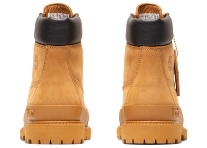 timberland 6" boot premium bee line rubber toe wp wheat nubuck (women's)