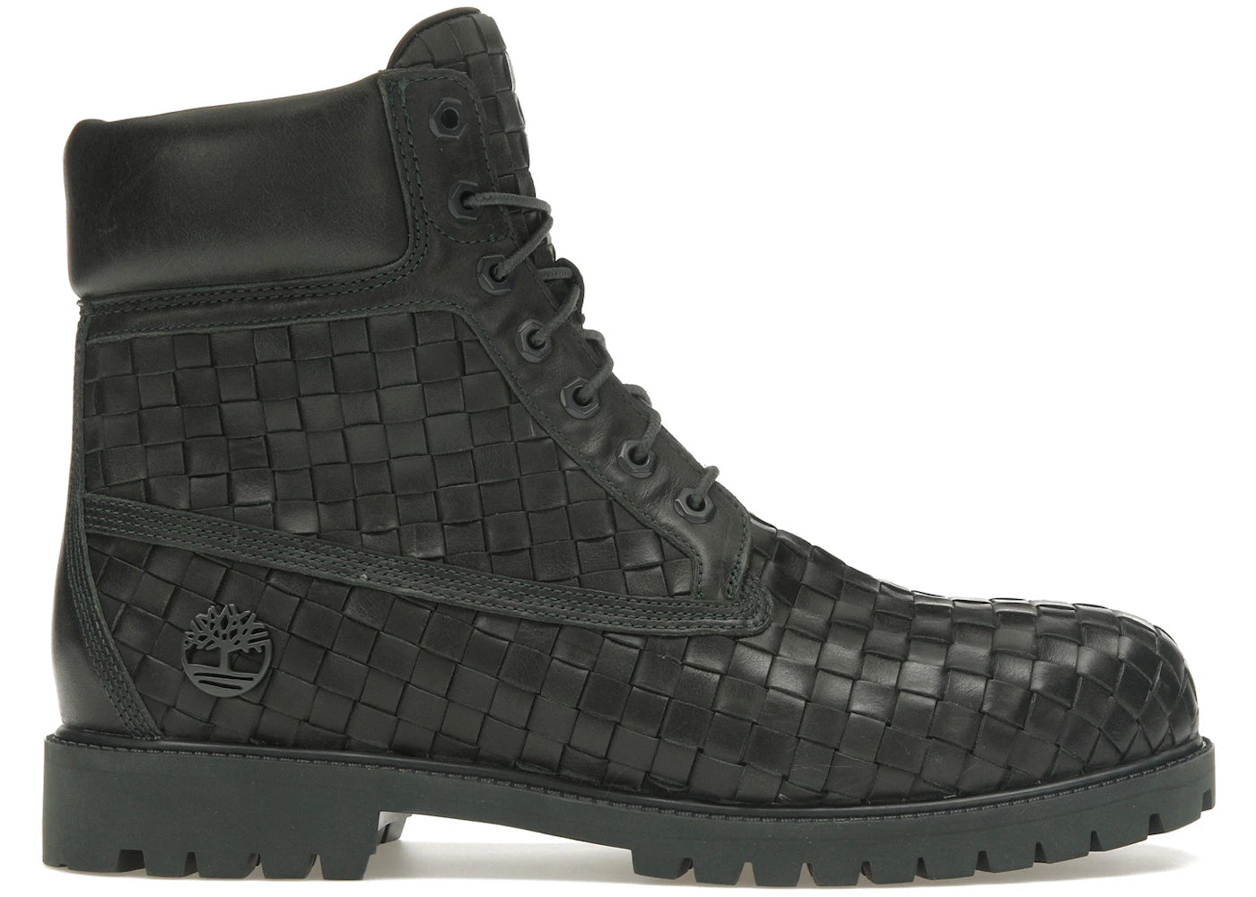 timberland 6" premium boot woven dark green