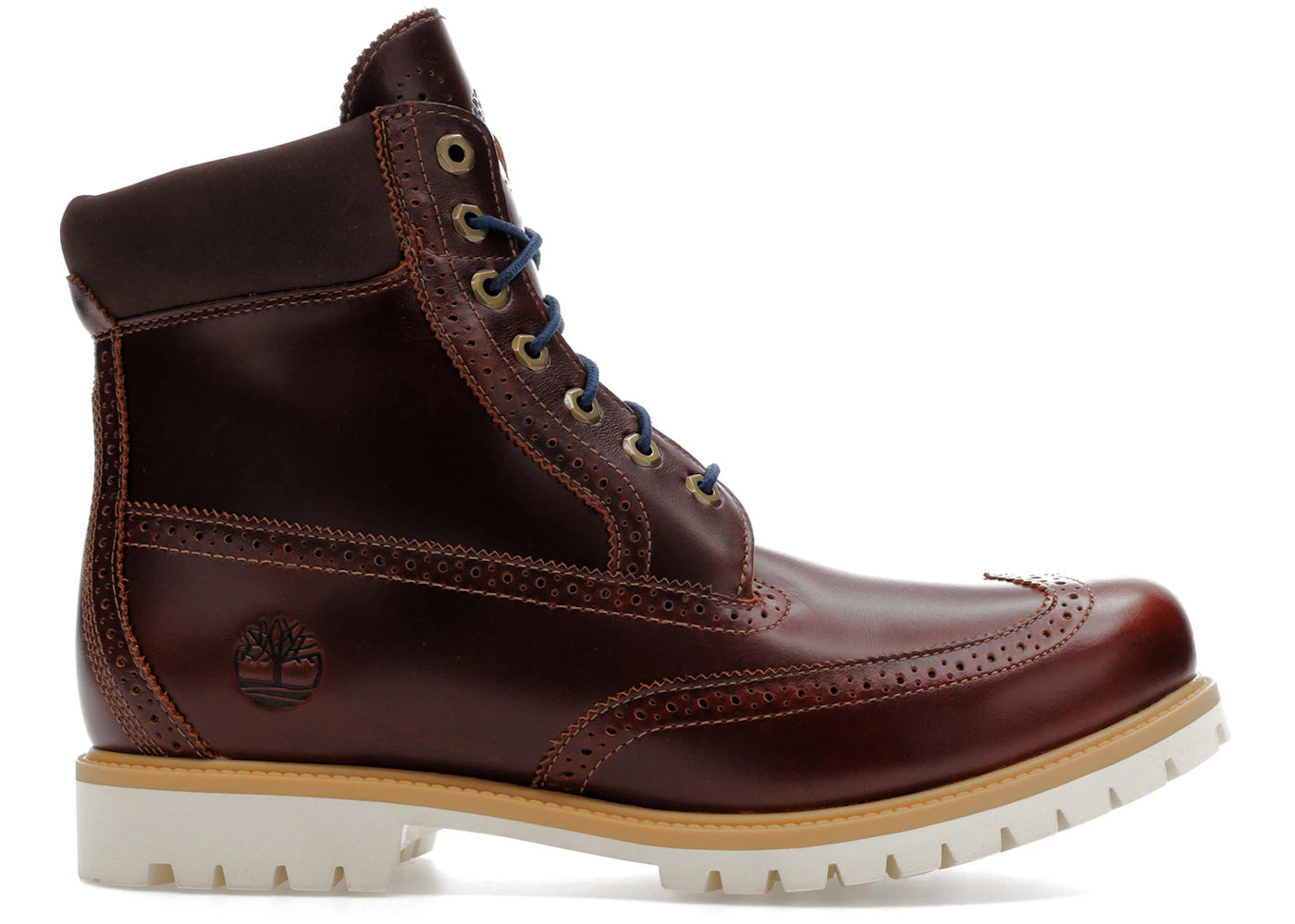 Timberland 6" Premium Brogue Boot Medium Brown Wingtip