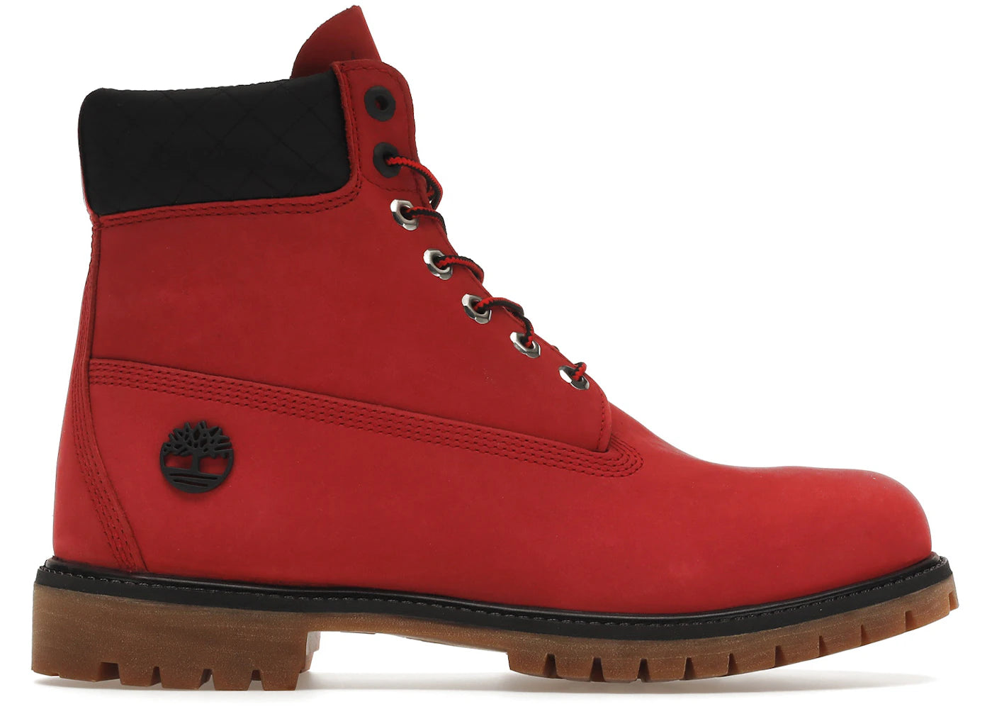 timberland 6" premium boot chicago bulls red