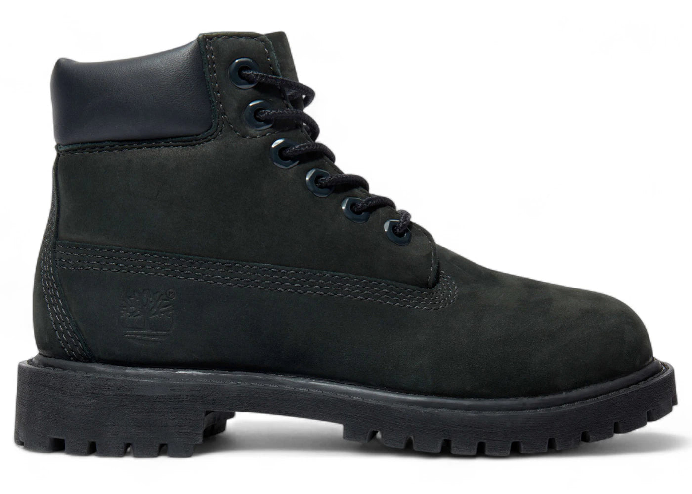 Timberland 6" Premium Waterproof Boot Black Nubuck (Ps)