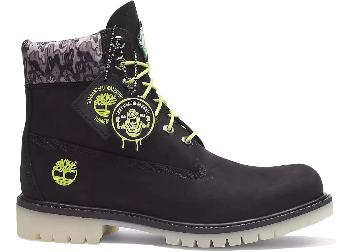 timberland 6" premium waterproof boot ghostbusters black
