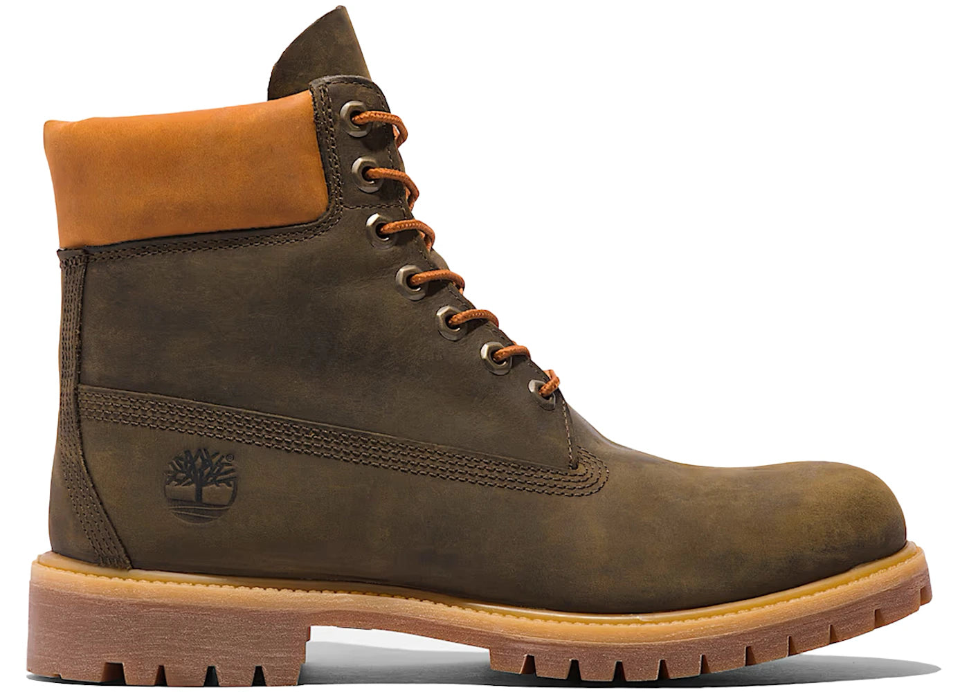 timberland 6" premium waterproof boot olive brown