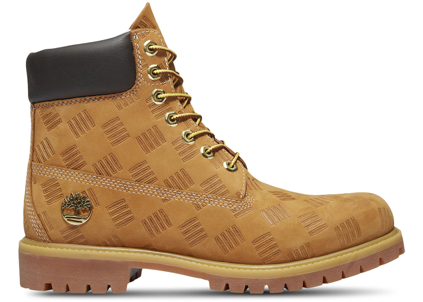Timberland 6" Premium Waterproof Boot Wheat Debossed Print