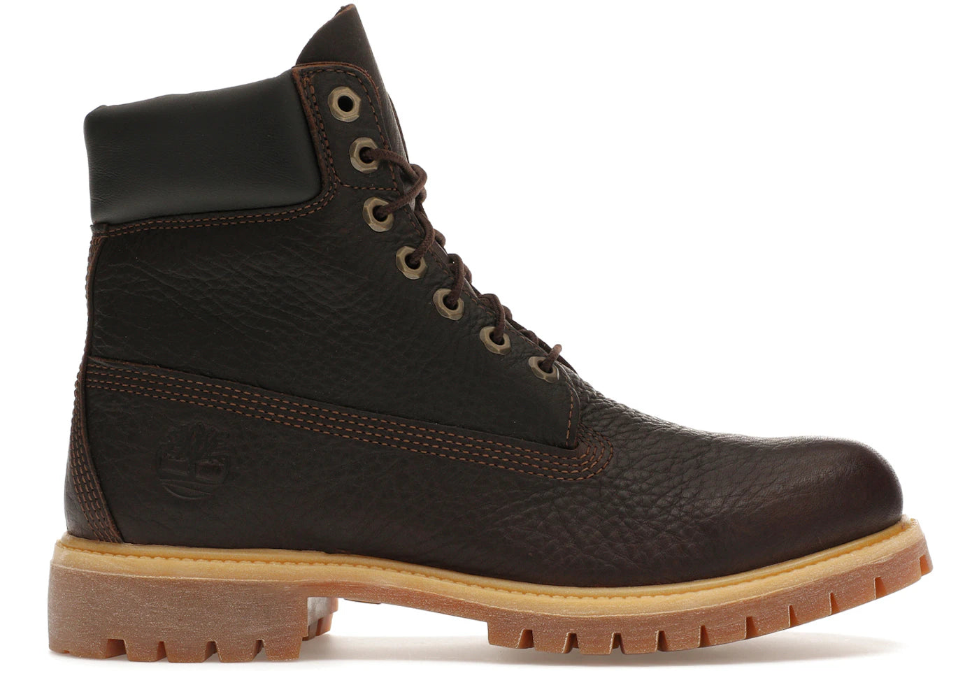 timberland 6" premium boot waterproof dark brown full grain leather