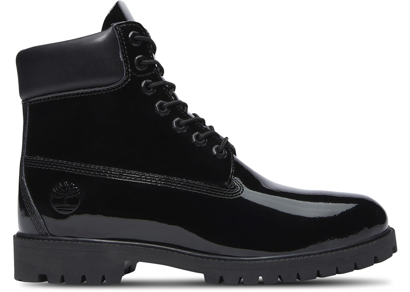 Timberland 6" Premium Waterproof Patent Boots Black