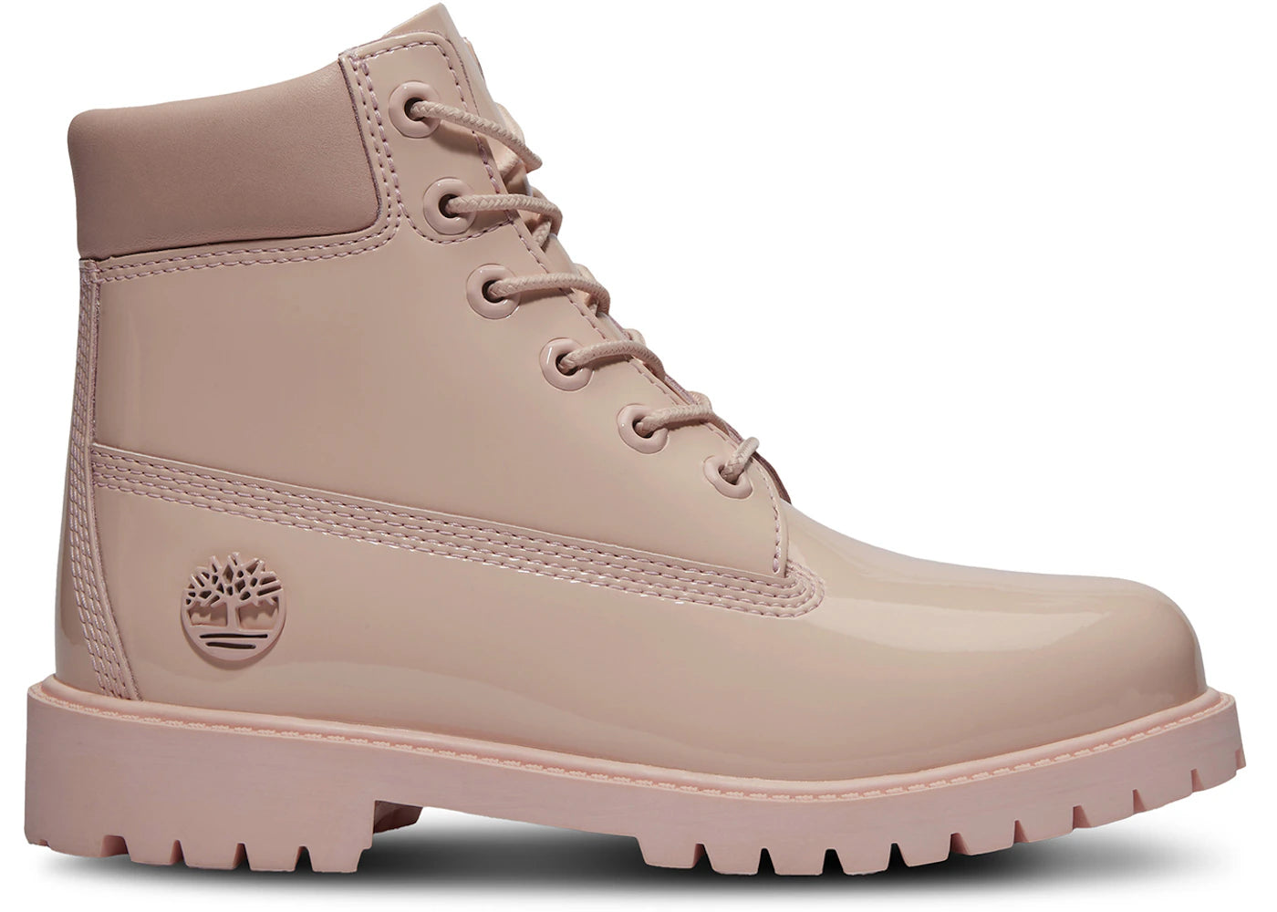 Timberland 6" Premium Waterproof Patent Boots Pink (Gs)