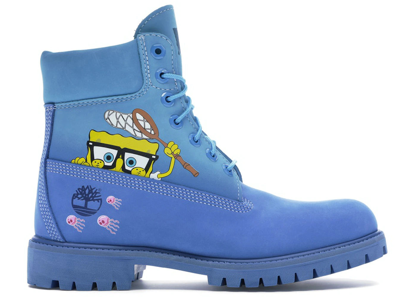 timberland 6" boot spongebob blue