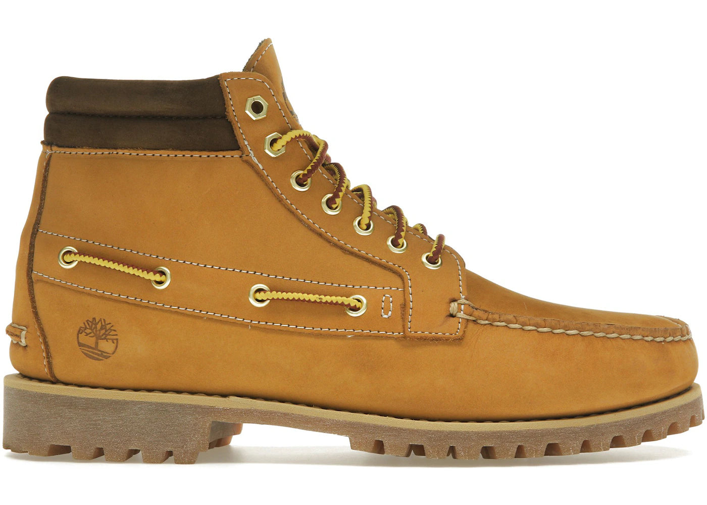 timberland authentic mid lace-up boot wheat nubuck