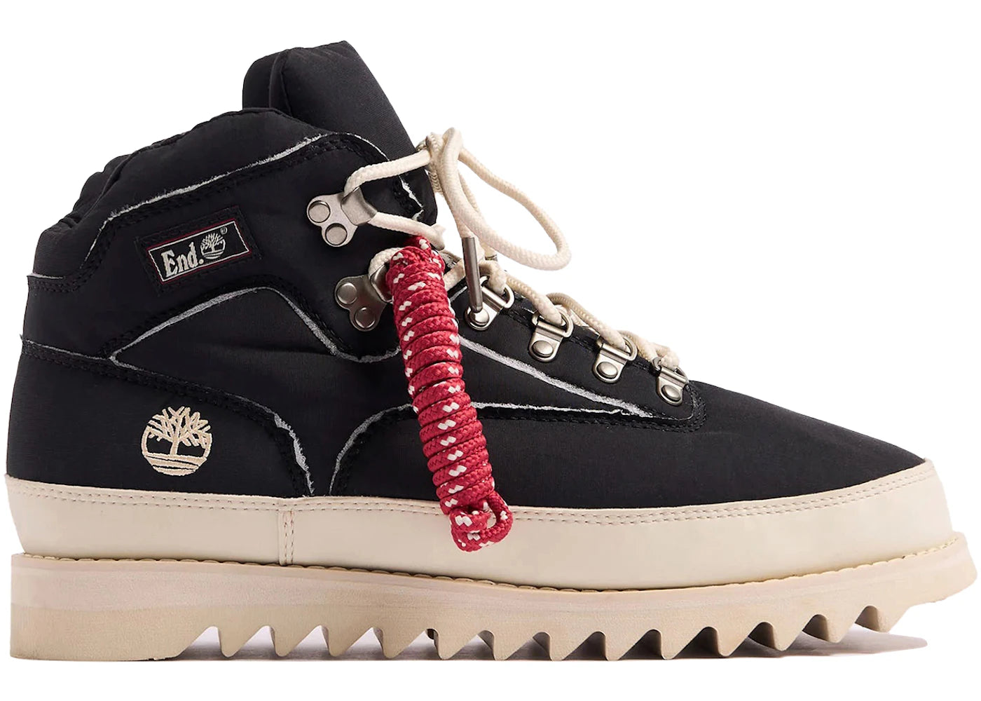 timberland euro hiker boot end. black