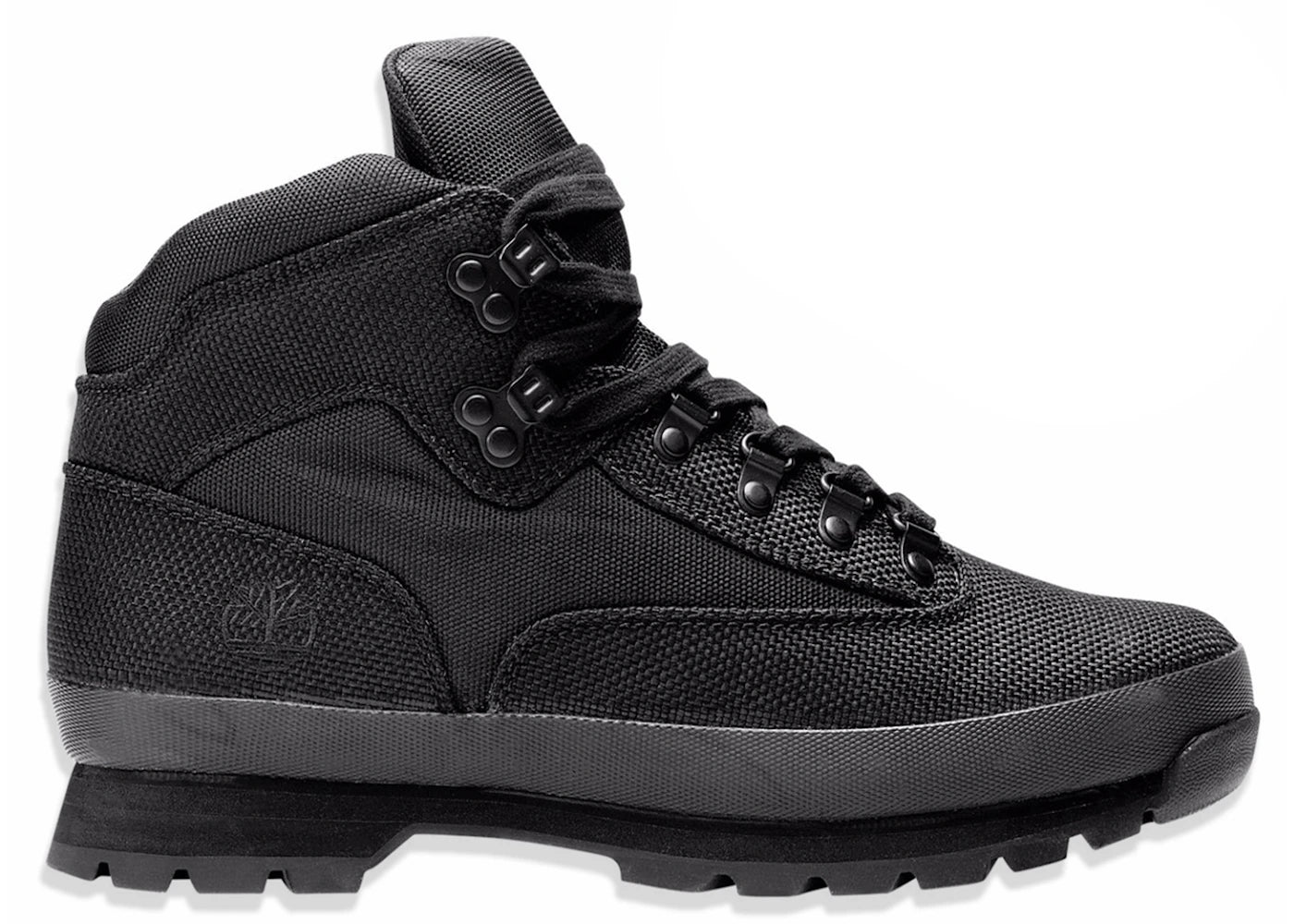 timberland euro hiker mid black