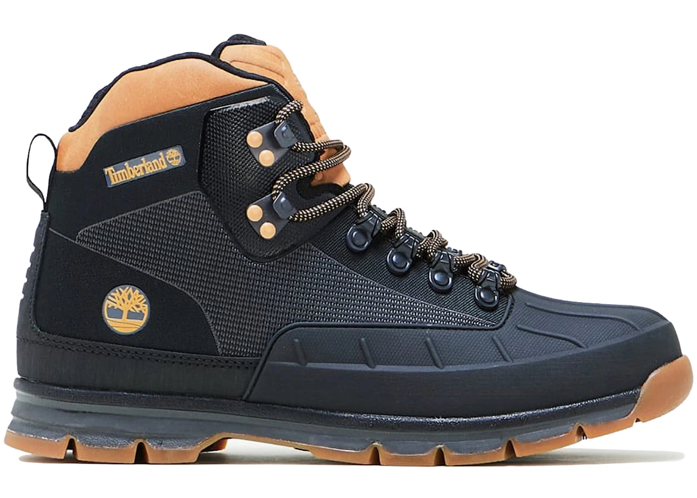 timberland euro hiker shell jacquard boot black wheat