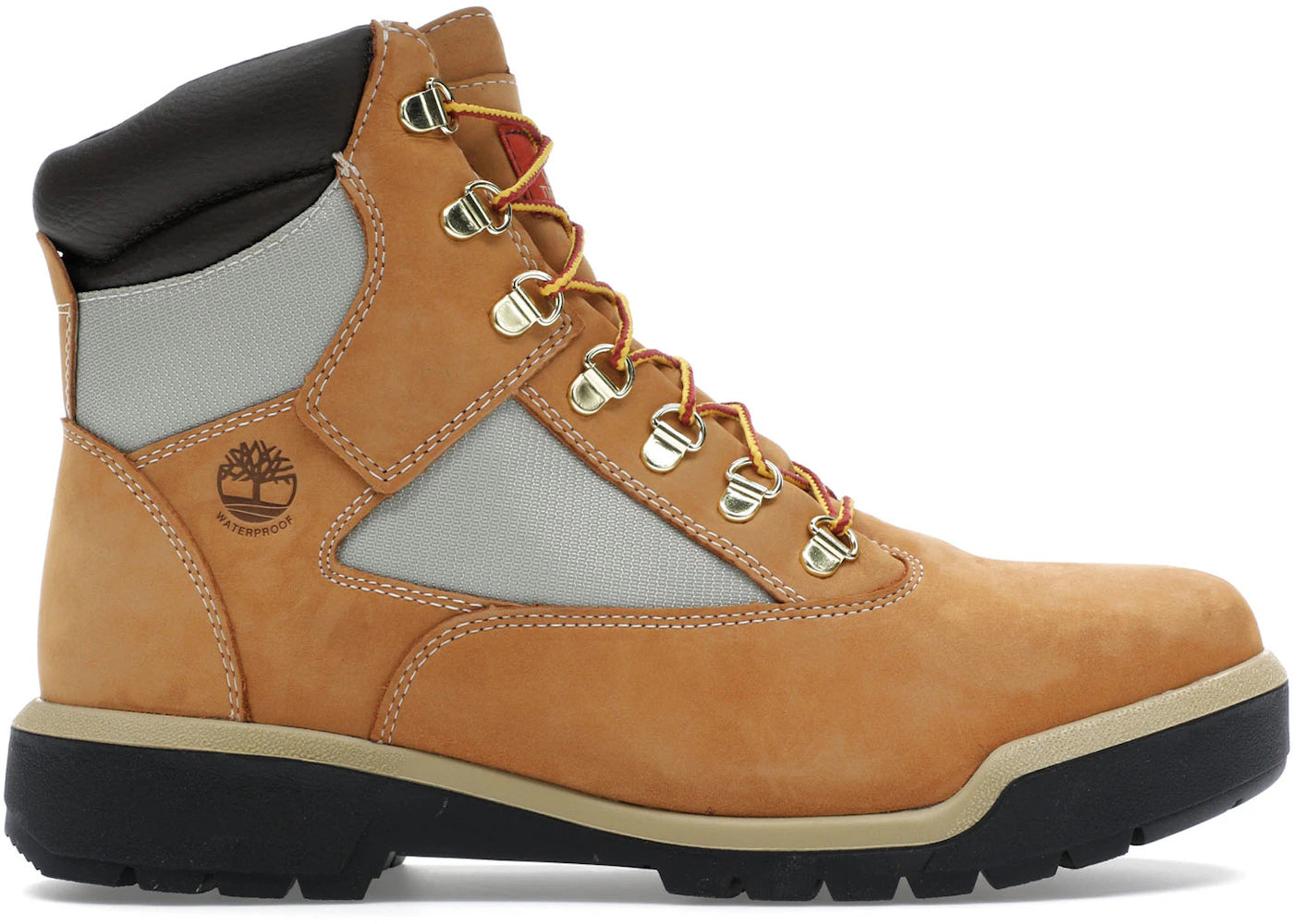 timberland field boot 6 inch lace up waterproof wheat