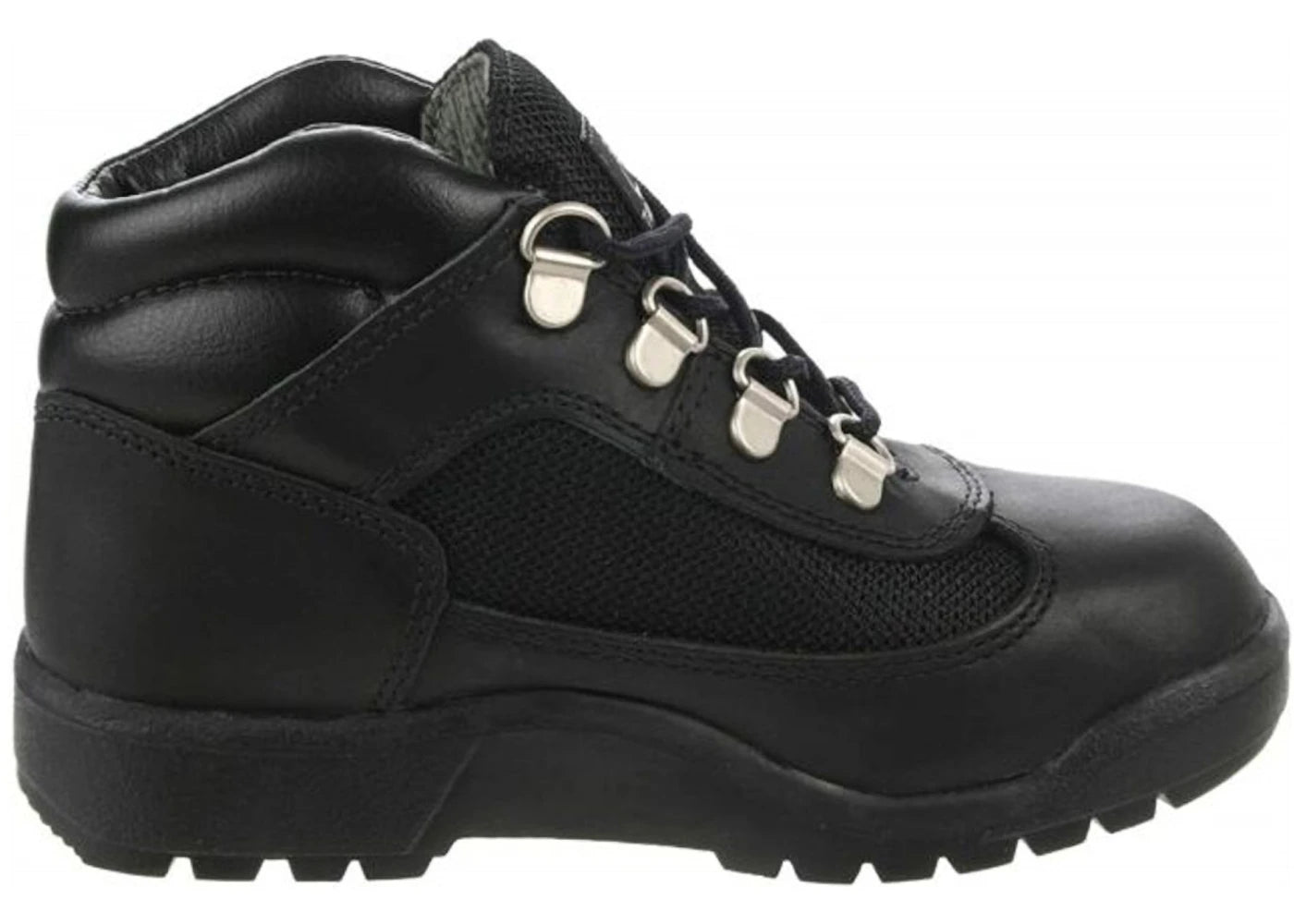 timberland field boot mid lace up black (td)